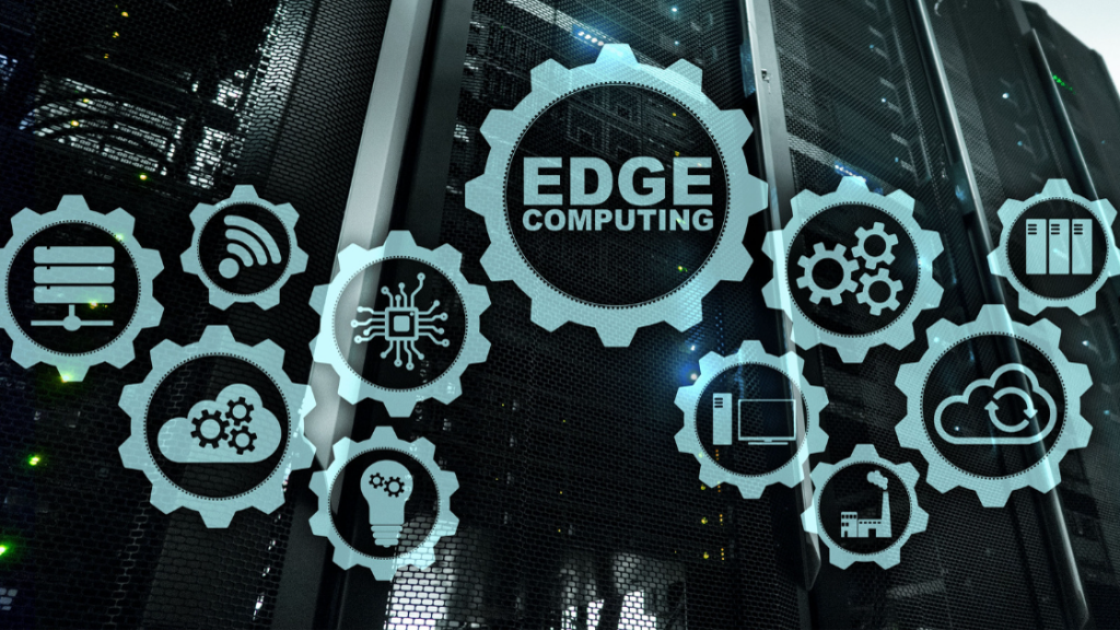 Imagen que representa el edge computing, el IoT y el 5G